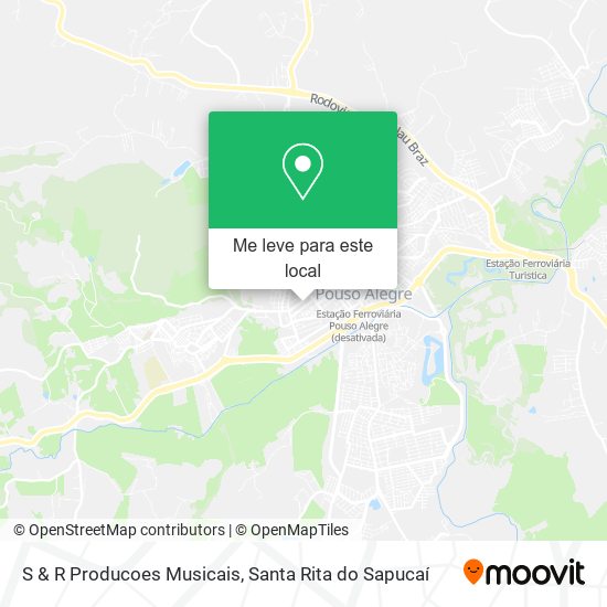 S & R Producoes Musicais mapa
