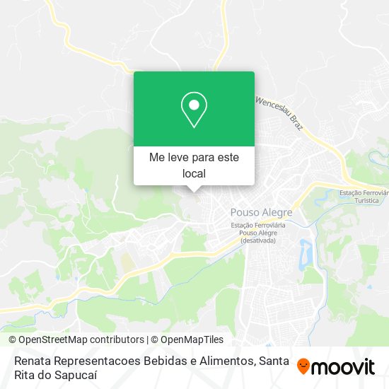 Renata Representacoes Bebidas e Alimentos mapa