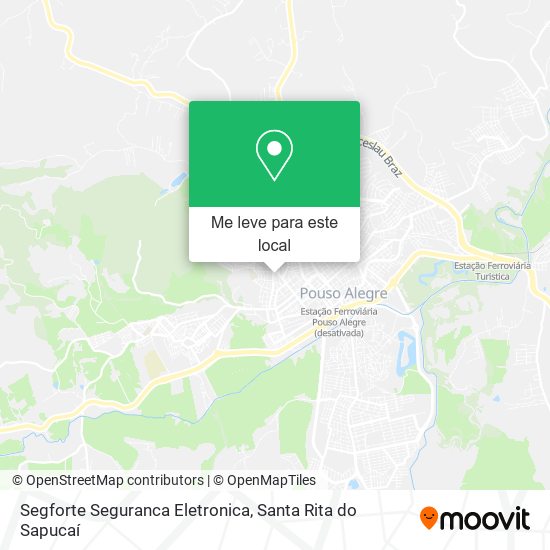 Segforte Seguranca Eletronica mapa