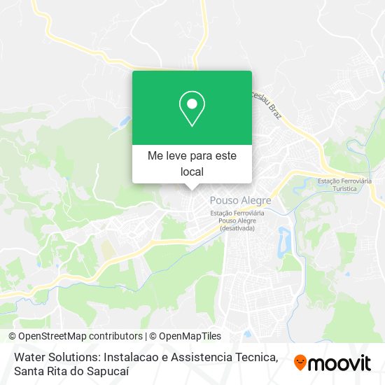 Water Solutions: Instalacao e Assistencia Tecnica mapa