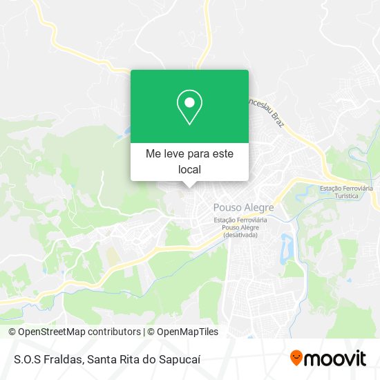 S.O.S Fraldas mapa