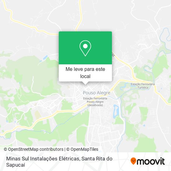 Minas Sul Instalações Elétricas mapa