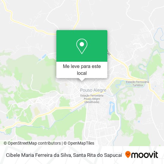 Cibele Maria Ferreira da Silva mapa