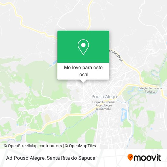 Ad Pouso Alegre mapa