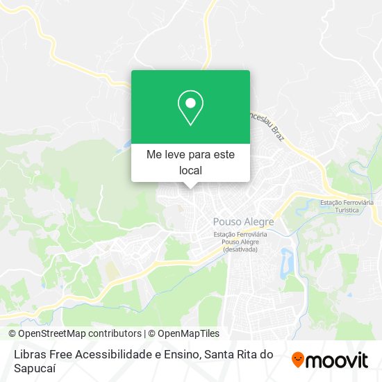 Libras Free Acessibilidade e Ensino mapa