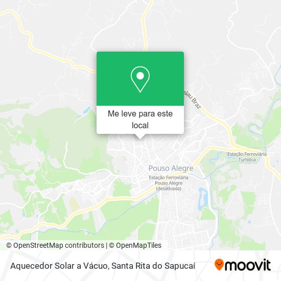 Aquecedor Solar a Vácuo mapa