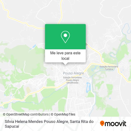 Sílvia Helena Mendes Pouso Alegre mapa