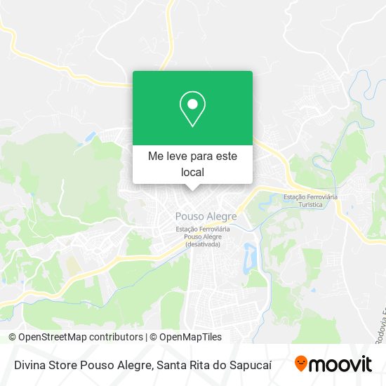 Divina Store Pouso Alegre mapa