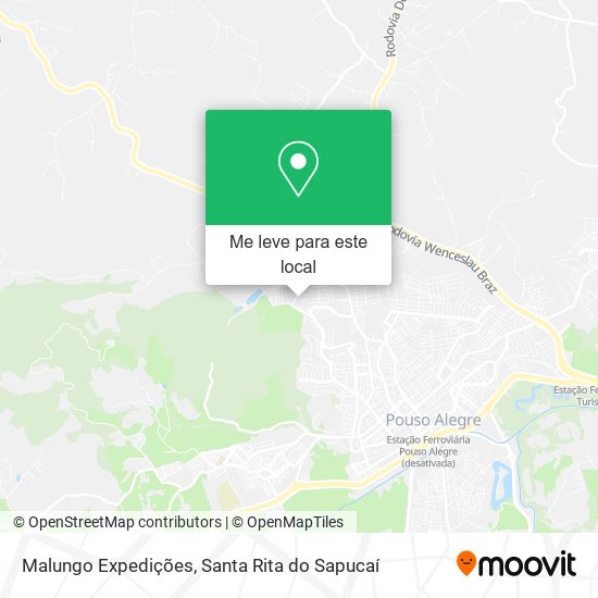 Malungo Expedições mapa