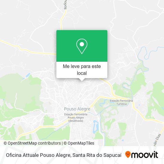 Oficina Attuale Pouso Alegre mapa