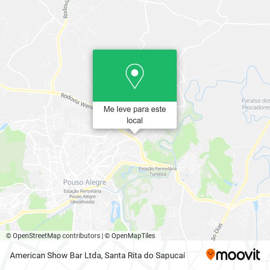 American Show Bar Ltda mapa