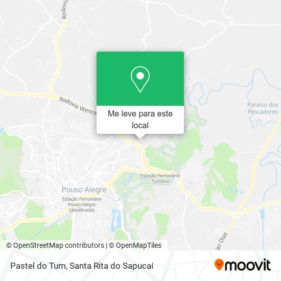 Pastel do Tum mapa