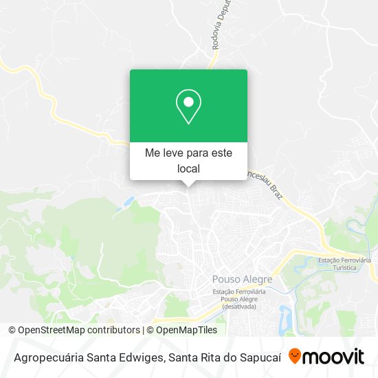 Agropecuária Santa Edwiges mapa