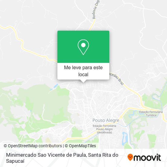 Minimercado Sao Vicente de Paula mapa