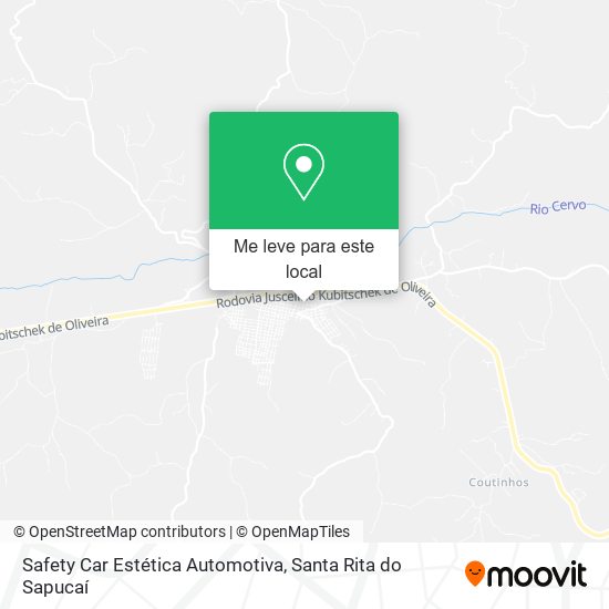 Safety Car Estética Automotiva mapa