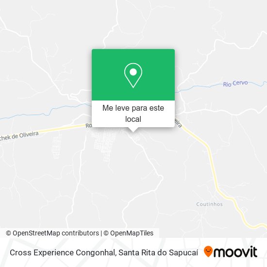 Cross Experience Congonhal mapa