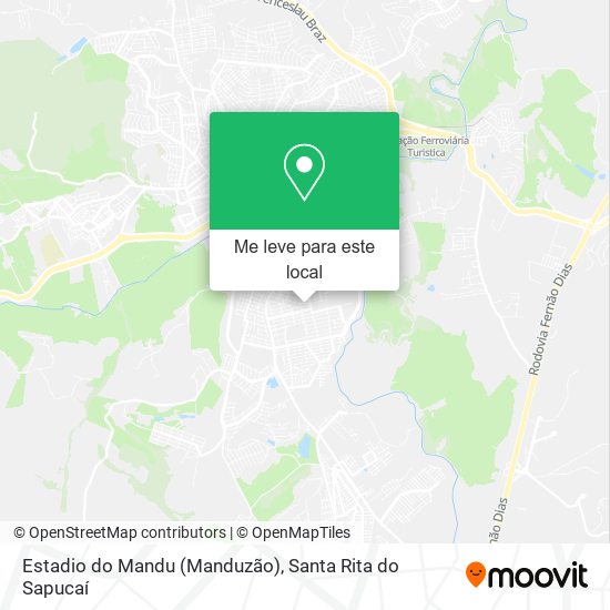 Estadio do Mandu (Manduzão) mapa