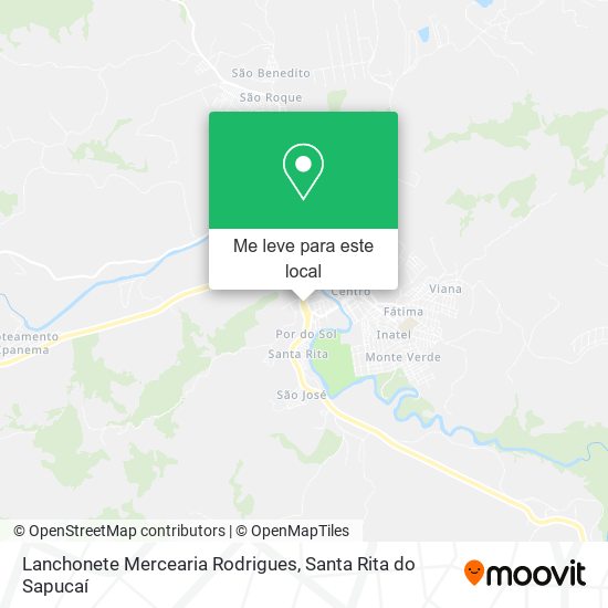 Lanchonete Mercearia Rodrigues mapa
