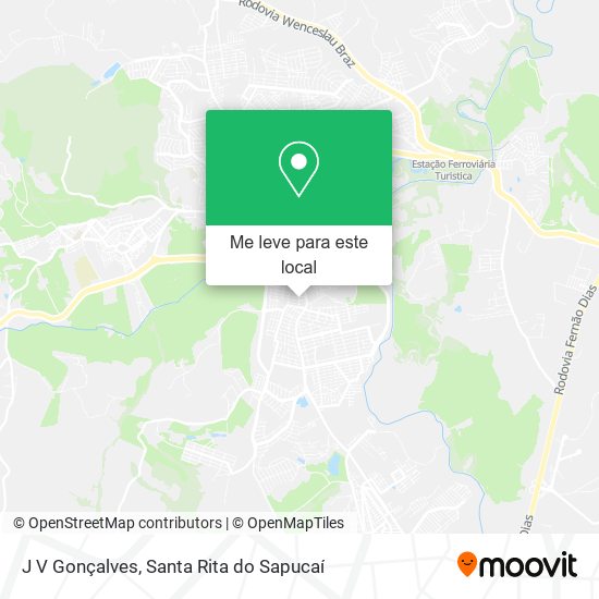 J V Gonçalves mapa