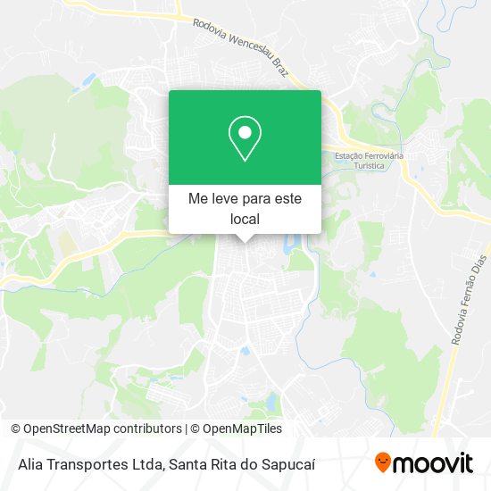 Alia Transportes Ltda mapa