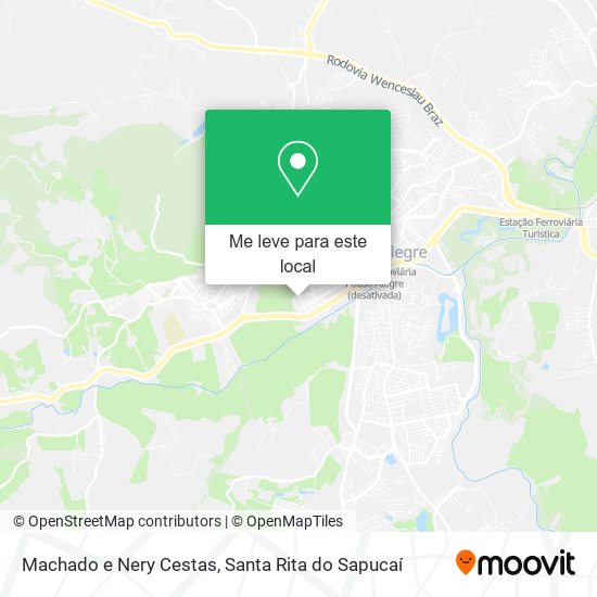 Machado e Nery Cestas mapa