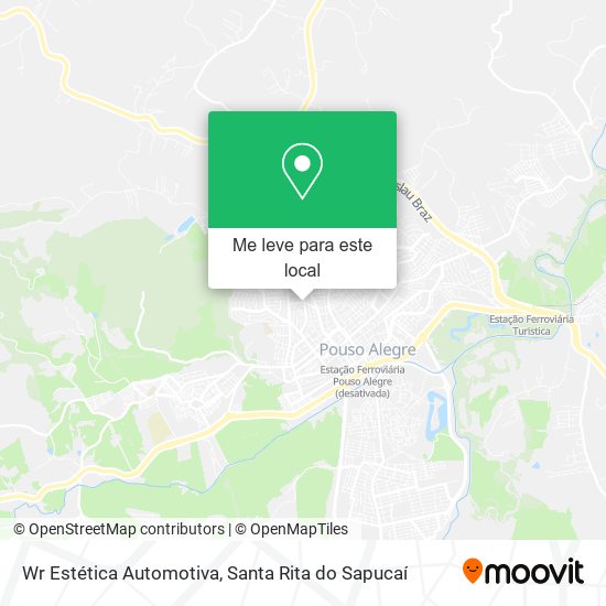 Wr Estética Automotiva mapa