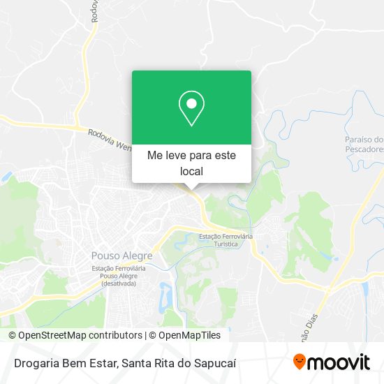 Drogaria Bem Estar mapa