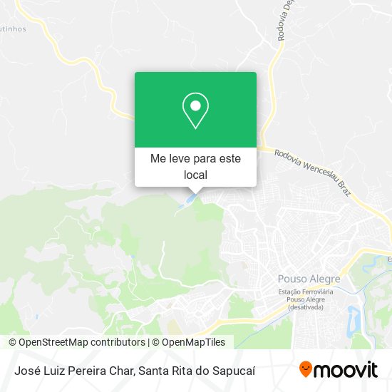 José Luiz Pereira Char mapa