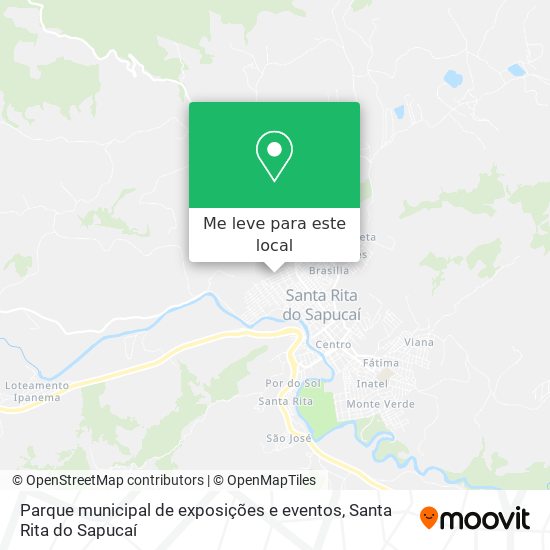 Parque municipal de exposições e eventos mapa