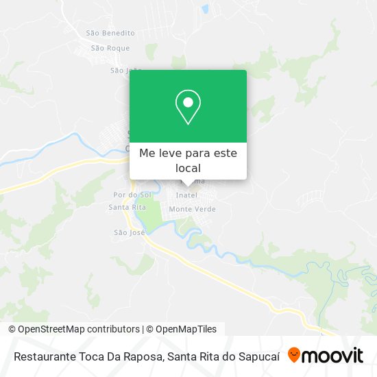 Restaurante Toca Da Raposa mapa