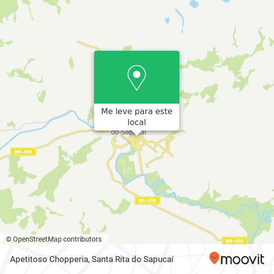 Apetitoso Chopperia mapa