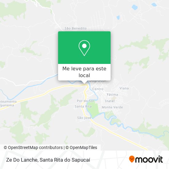 Ze Do Lanche mapa