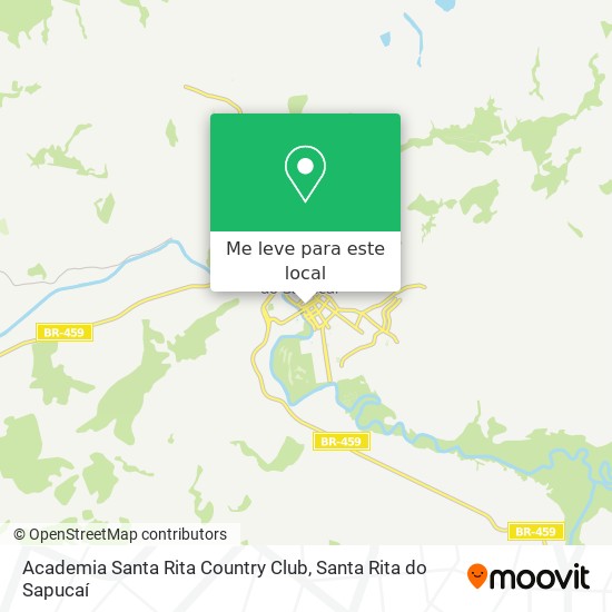 Academia Santa Rita  Country Club mapa