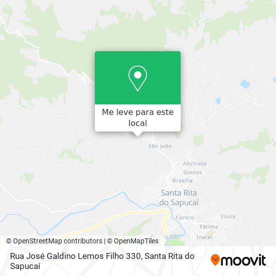 Rua José Galdino Lemos Filho 330 mapa