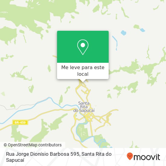 Rua Jorge Dionísio Barbosa 595 mapa