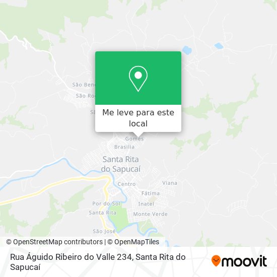 Rua Águido Ribeiro do Valle 234 mapa