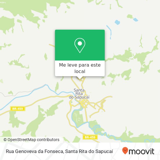 Rua Genoveva da Fonseca mapa