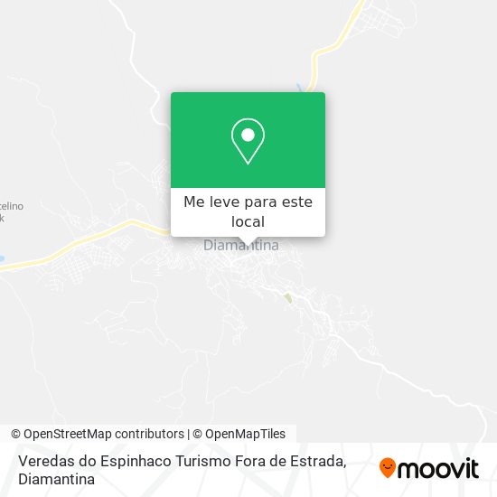Veredas do Espinhaco Turismo Fora de Estrada mapa