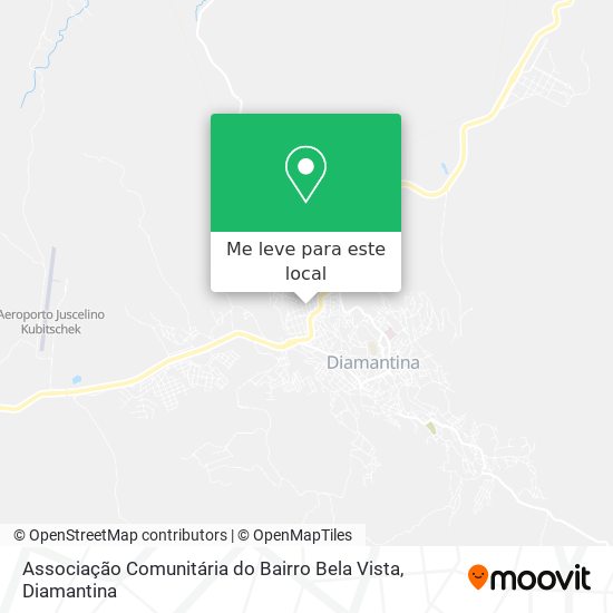 Associação Comunitária do Bairro Bela Vista mapa