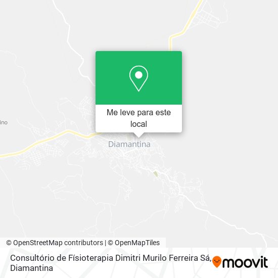 Consultório de Físioterapia Dimitri Murilo Ferreira Sá mapa