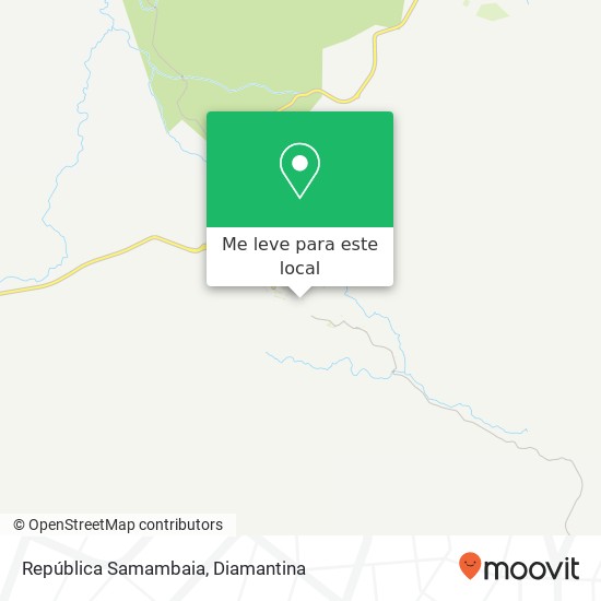República Samambaia mapa