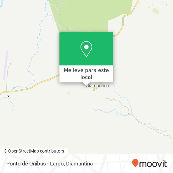 Ponto de Onibus - Largo mapa