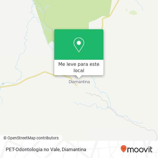 PET-Odontologia no Vale mapa