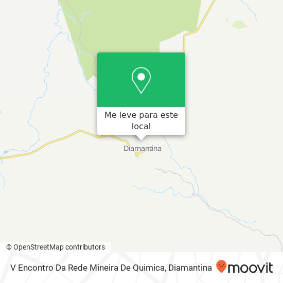 V Encontro Da Rede Mineira De Quimica mapa