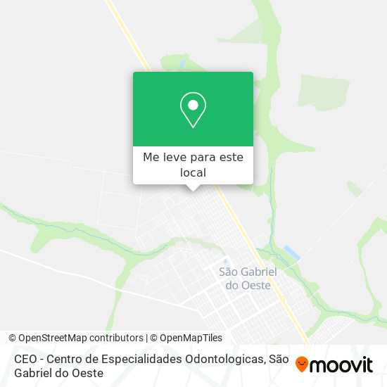 CEO - Centro de Especialidades Odontologicas mapa