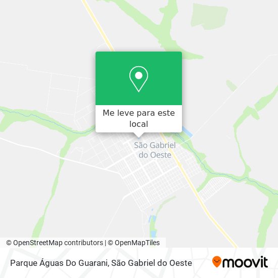 Parque Águas Do Guarani mapa