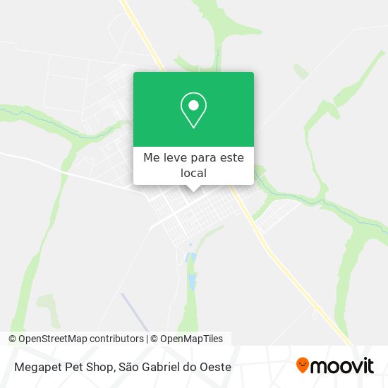 Megapet Pet Shop mapa