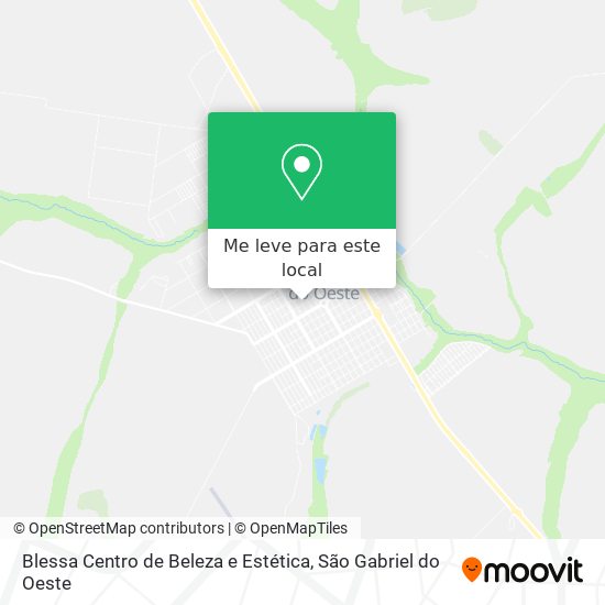 Blessa Centro de Beleza e Estética mapa