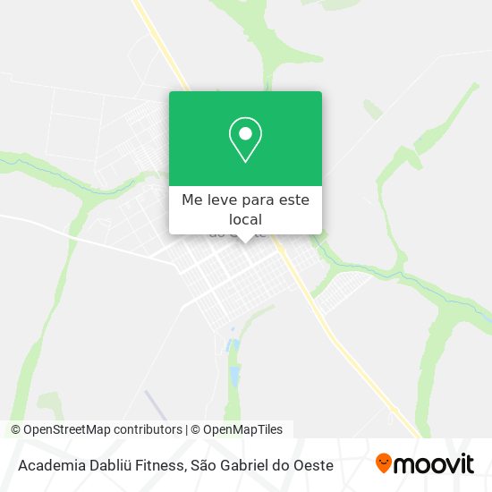 Academia Dabliü Fitness mapa