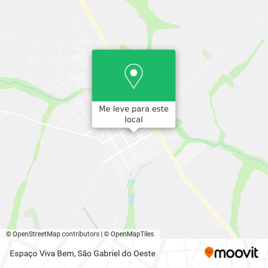 Espaço Viva Bem mapa